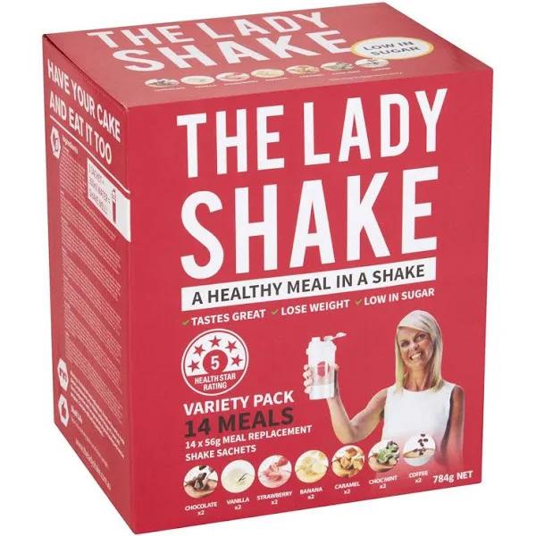 The Lady Shake Variety Pack 14 Sachets