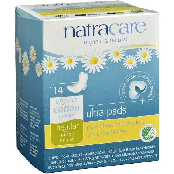 Natracare Ultra Pads Regular (Wings) 14