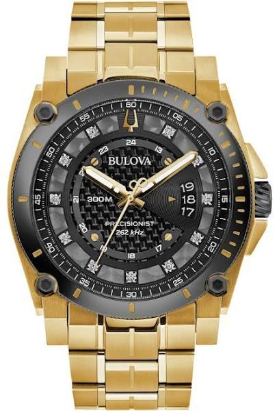 Bulova Men's 98D156 Precisionist Gold-Tone Stainless Steel Watch