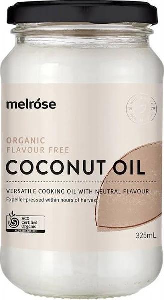 Melrose Organic Flavour Free Coconut Oil 325 ml