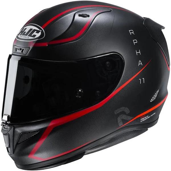 HJC RPHA 11 Jarban Helmet - Black/Red - S