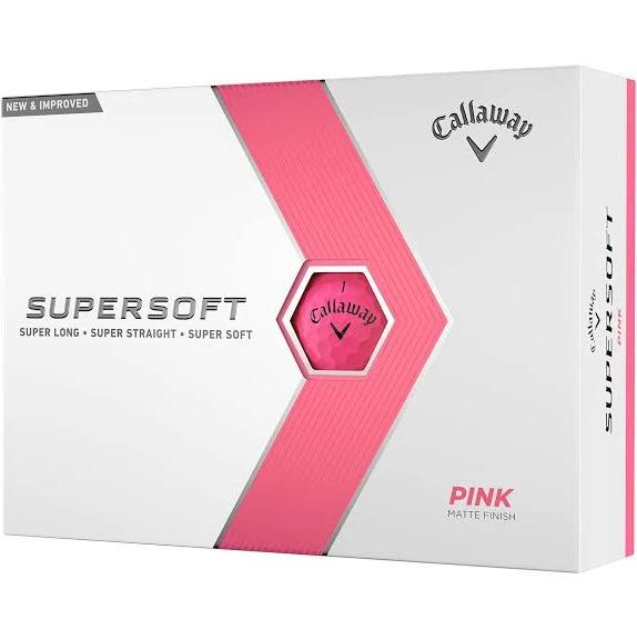 Supersoft Matte 2023 Golf Balls, Pink - Callaway