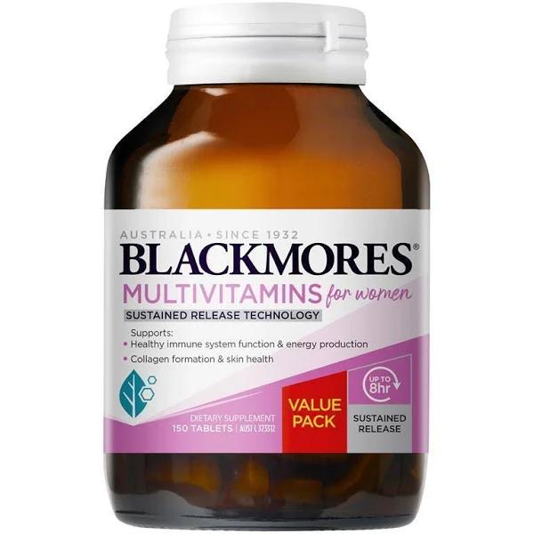 Blackmores Multivitamin for Women Sustained Release 150 Tablets