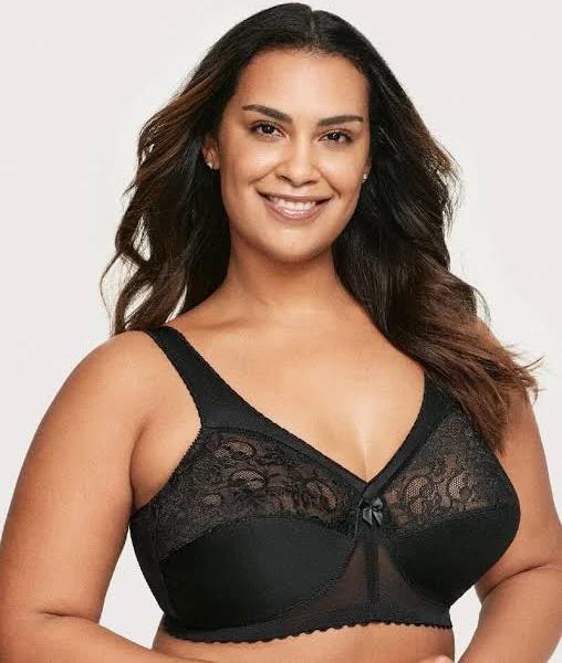 Glamorise Magiclift Original Wire-Free Support Bra - Black - 34B Black