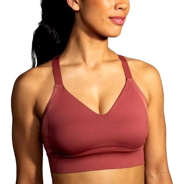 Brooks Interlace Sports Bra Women's Terracotta DDE