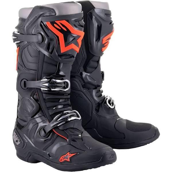 Alpinestars Tech 10 Boots - Black/Red - 12