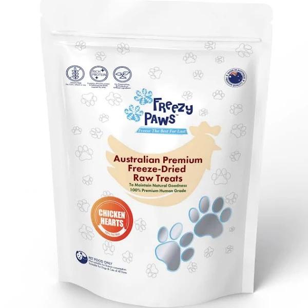 Freezy Paws Freeze Dried Chicken Heart Raw