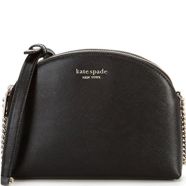 Kate Spade Morgan Double Zip Dome Crossbody Handbag - Black