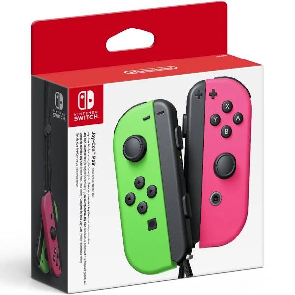 Nintendo Switch Joy-con Controller Pair (Neon Green/Neon Pink)