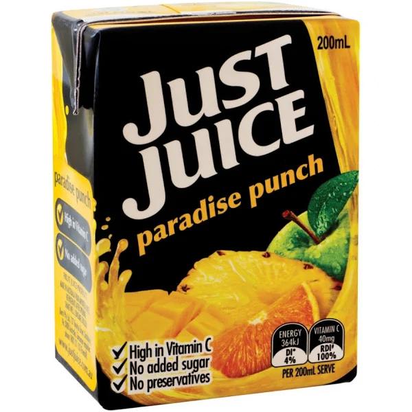 Just Juice Paradise Punch 200ml x 24