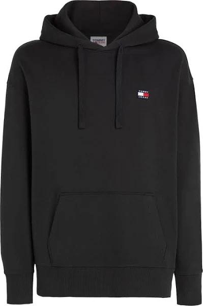 Tommy Jeans Relaxed Badge Hoodie Black