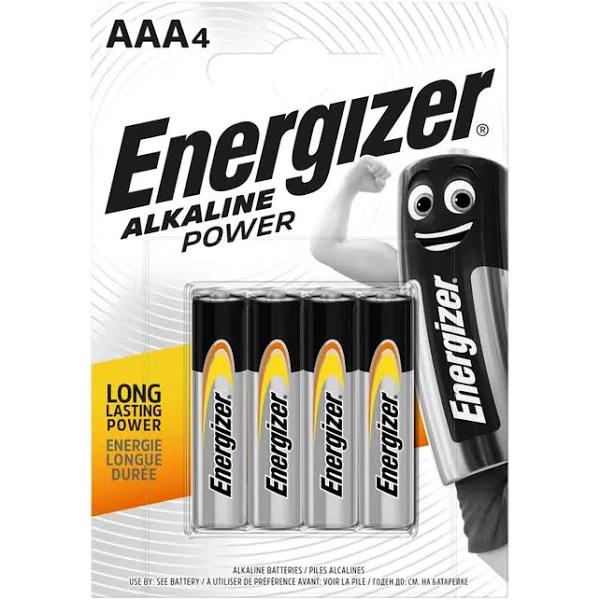 Energizer - Max Plus AAA Alkaline Batteries (Pack 4)