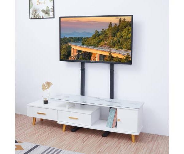 Floor TV Stand Mount LCD LED TV Stand 40kg Weight Capacity (32-65")