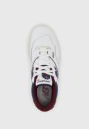 New Balance 550 White Navy NB Burgundy