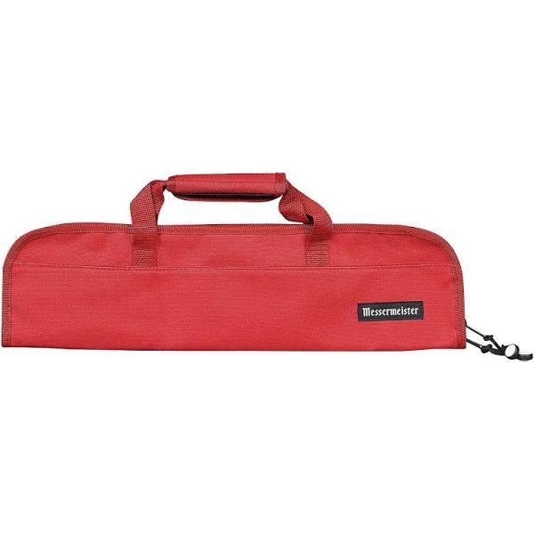 Messermeister 5 Pocket Padded Knife Roll Red