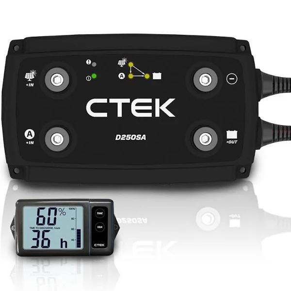 CTEK 20A Off Grid Battery Charging System w/ D250SA & Digital Display Monitor