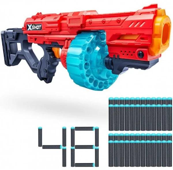 x Shot X-Shot Excel Max Havoc Foam Dart Blaster With Slam Fire Assorted