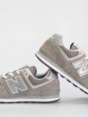 New Balance Kids Gray 574 Core Sneakers