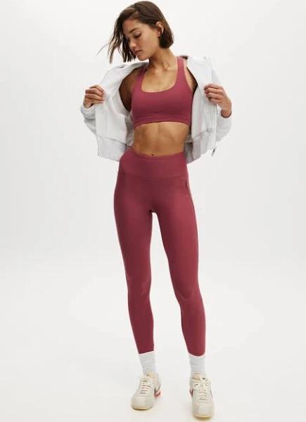 Body - Fleece Lined Full Length Tight - Dry Rose Size - S Women