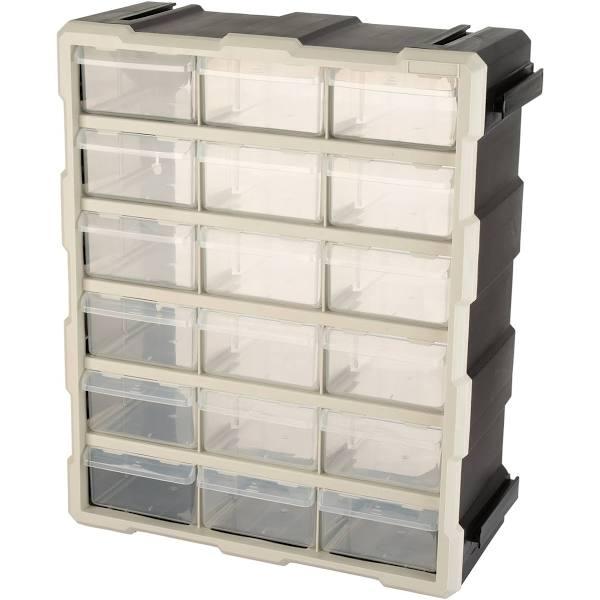 Montgomery Grey Interlocking 18 Drawer Organiser