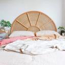 Sunrise Rattan & Wicker Bedhead Queen Size Natural