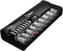 Wera 05004050001 8100 SB 10 Zyklop Imperial Metal Ratchet Set With Push-Through Square, 29 Piece, 3/8" Drive