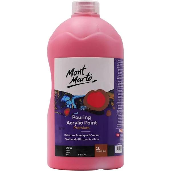 Mont Marte Acrylic Pouring Paint 1L Bottle - Shiraz