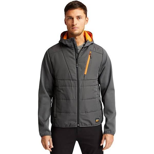 Timberland Pro Mens Deadbolt Hybrid Mid-Layer JKT, Grey/Orange (BS5) S