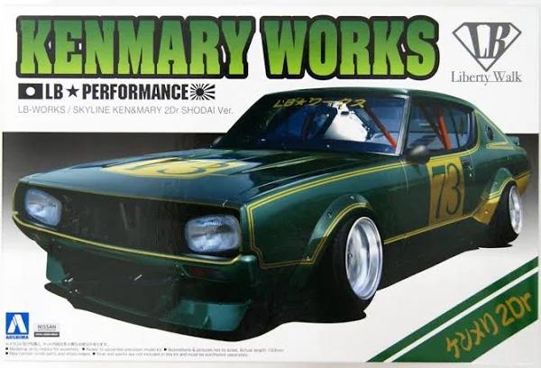 Aoshima 1/24 LB Works Kenmary 2dr Shodai Ver