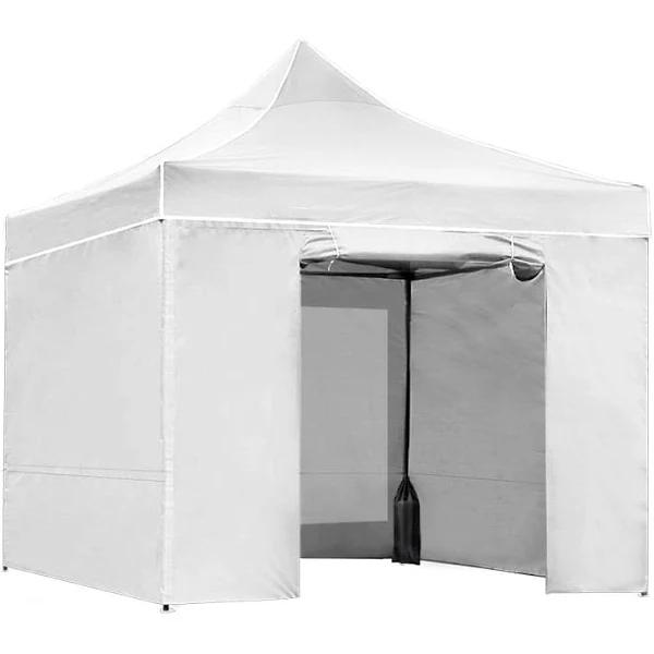 Instahut Gazebo Pop Up Marquee 3x3 Folding Wedding Tent Gazebos Shade White