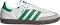 Adidas Samba OG White / Green Shoes - Size 8.5 - Ftwwht/green/supcol