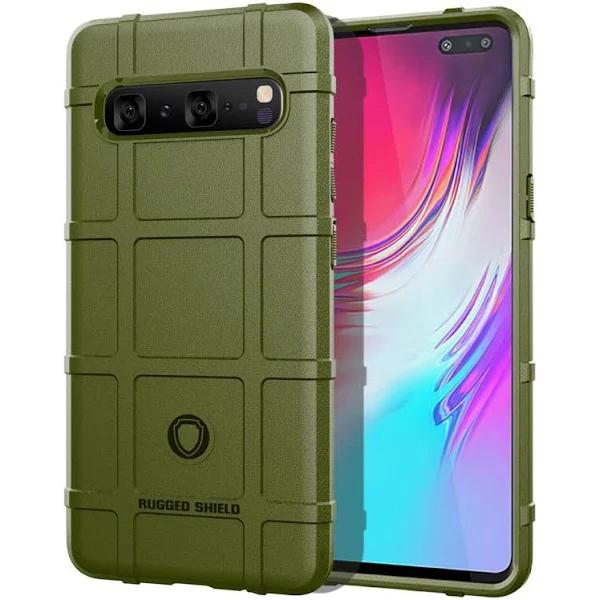 For Samsung Galaxy S10 5G Case, Shockproof Shield Light Armour Cover, Army Green