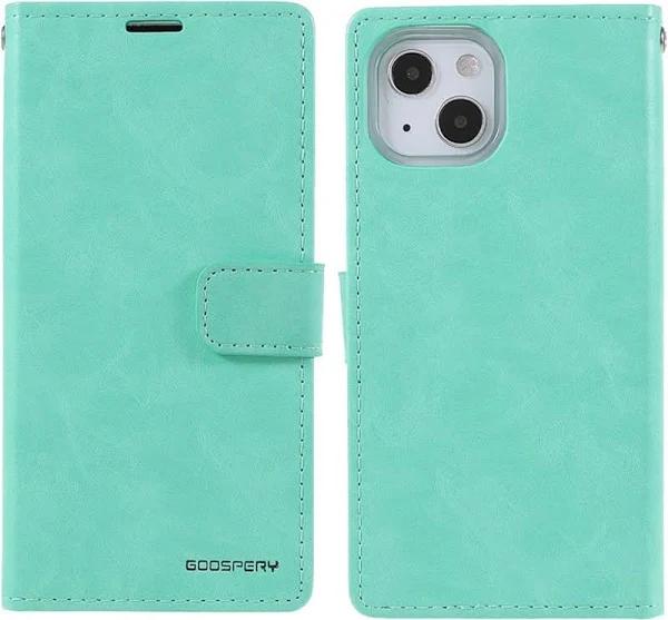 Goospery Mansoor Diary for iPhone 13 Mini Mint