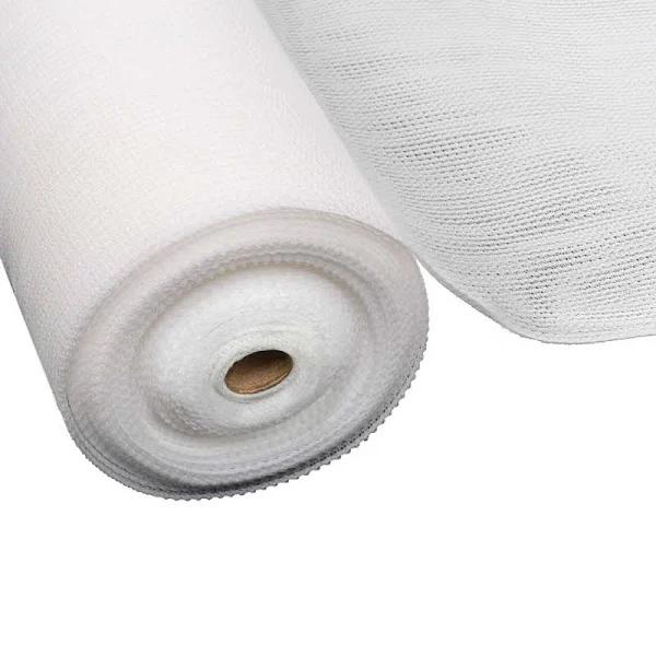 Instahut 3.66x30m 30% UV Shade Cloth Shadecloth Sail Garden Mesh Roll Outdoor - White