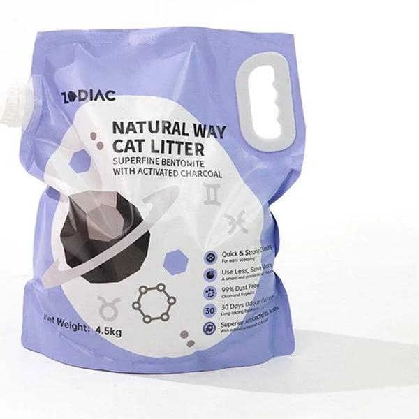 Zodiac Natural Way Superfine Bentonite With Activated Charcoal Cat Litter 4.5kg