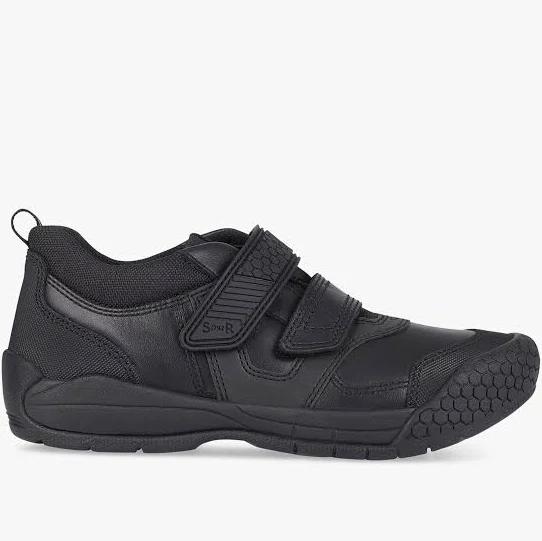 Startrite Strike Black School Shoes Black 2.5 E