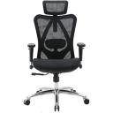 Sihoo M57 Ergonomic Office Chair, Computer Chair Desk Chair High Back Chair Breathable,3D Armrest and Lumbar Support Black Without Foodrest