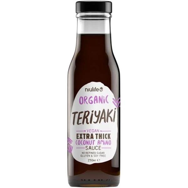 Niulife Organic Coconut Amino Sauce Extra Thick Teriyaki 250ml