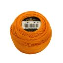 DMC Pearl Cotton Ball Size 8 87yd Medium Tangerine