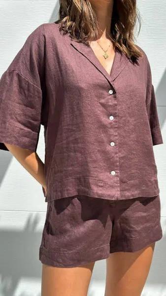 Linen Lounge Shirt - Chico - Buy Women's Shirts - Billy J L / Chico