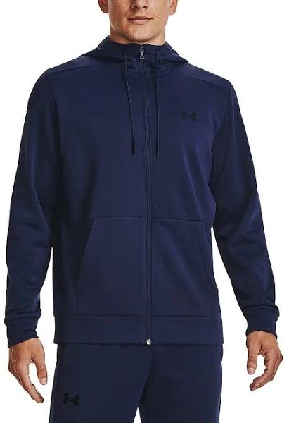 Under Armour Men's Armour Fleece Full-Zip Hoodie Blue SM