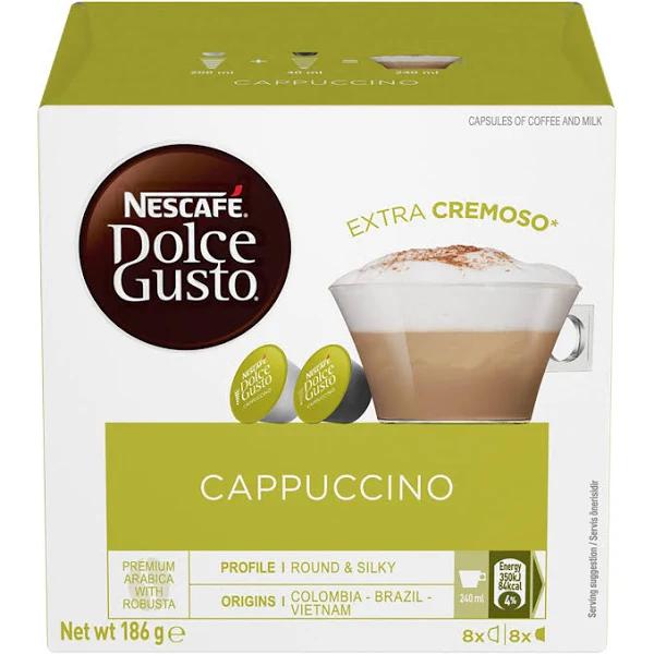 Nescafe Dolce Gusto Cappuccino 16 Coffee Capsules