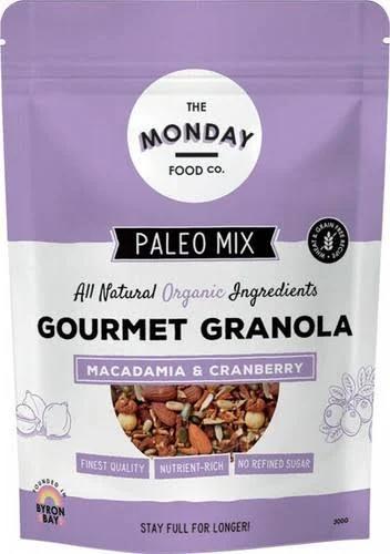 Monday Food Co Granola Macadamia & Cranberry 300g