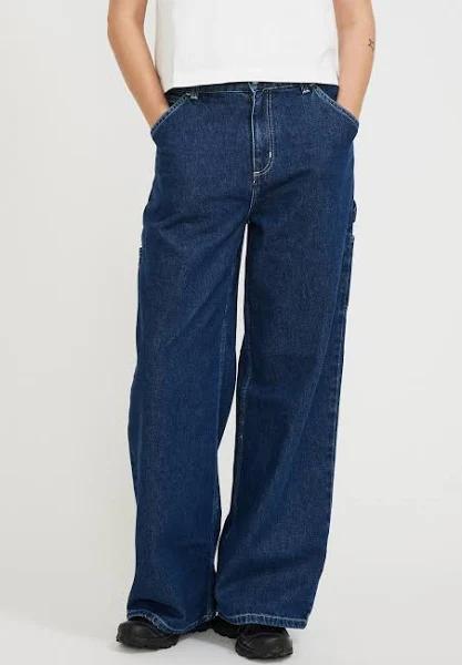 Carhartt WIP Women's W' Jens Pant - Blue Stone Washed Colour