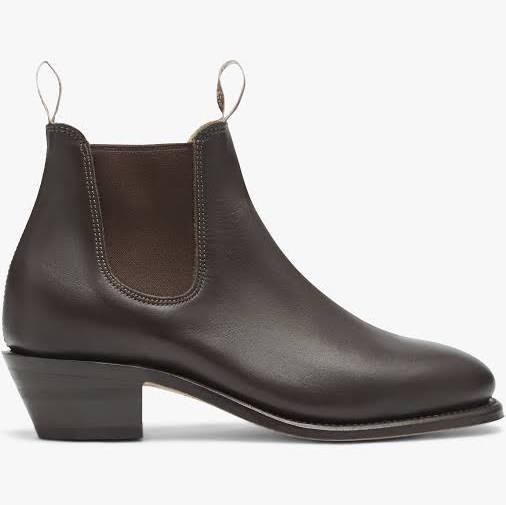 Women's Adelaide Cuban Heel Boot - Chestnut - 11e - R.M.Williams