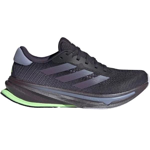 Adidas Supernova Rise Shoes Aurora Black / Shadow Violet / Green Spark 9 - Women Running Trainers