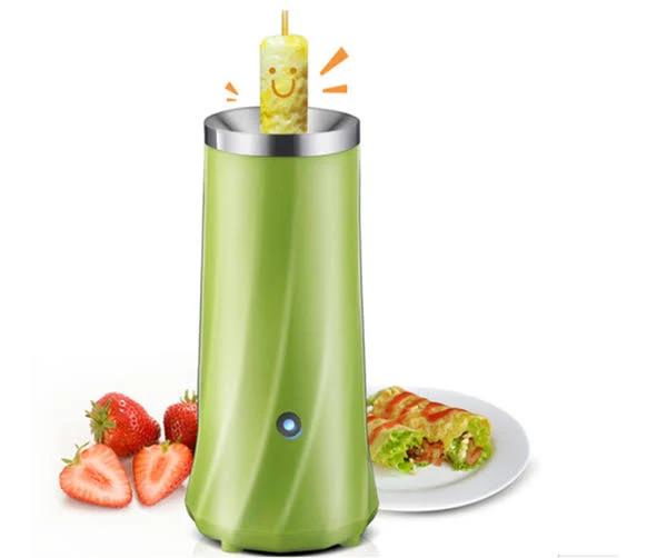 Egg Cooker Egg Roll Maker, Automatic Egg Roll Machine, Hot Dog Master Rapid Sausage Boiler Omelet Cooker For Breakfast Gift For Kids & Adult-GREEN