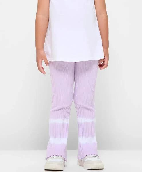 Kids Rib Flare Leggings | Purple | Size 1 by Target Kids