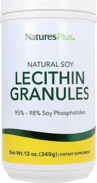 Nature's Plus Lecithin Granules Natural Soya 12 oz (340 g)