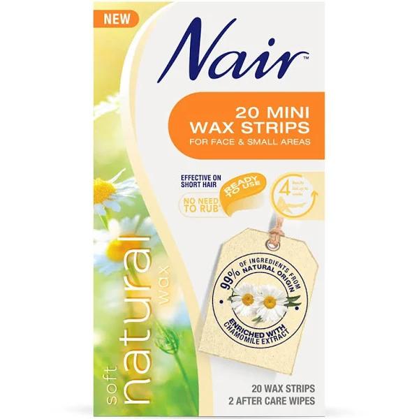 Nair Soft Natural Wax 20 Mini Strips